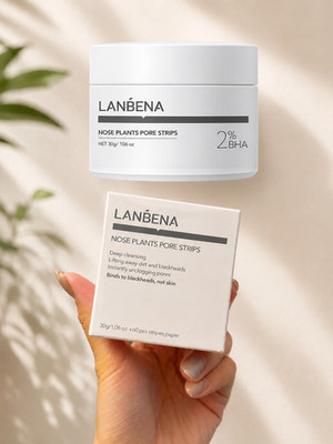 LANBENA 2.0 Blackhead Nose Plants Pore Strips(1.06 Oz)Removal Kit  EXP10/22/28