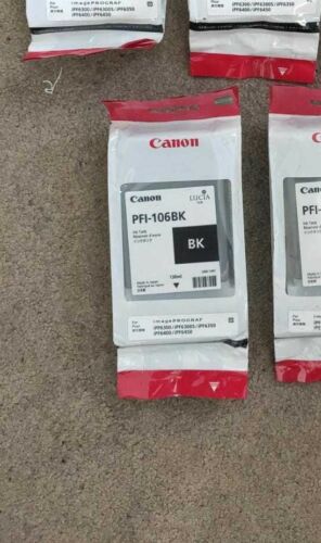 Lote original de cartuchos de tinta Canon PFI-106 para iPF6300 iPF6350 iPF6400 iPF6450 - Imagen 2 de 14