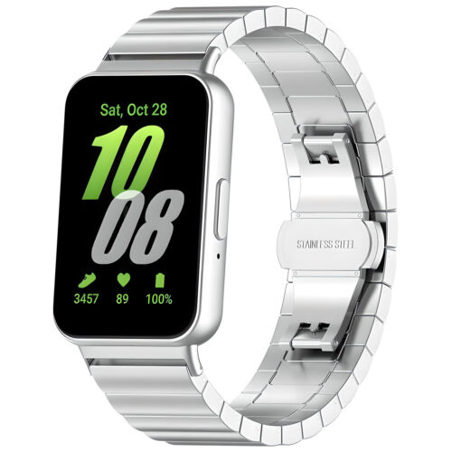 Cinturino in acciaio inox per Samsung Galaxy Fit3 cinturino in metallo - Foto 10 di 10