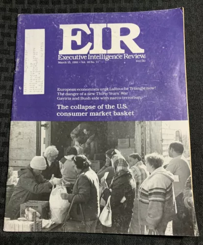 1991 March 15 EIR Executive Intelligence Review Magazine VG/FN 5.0