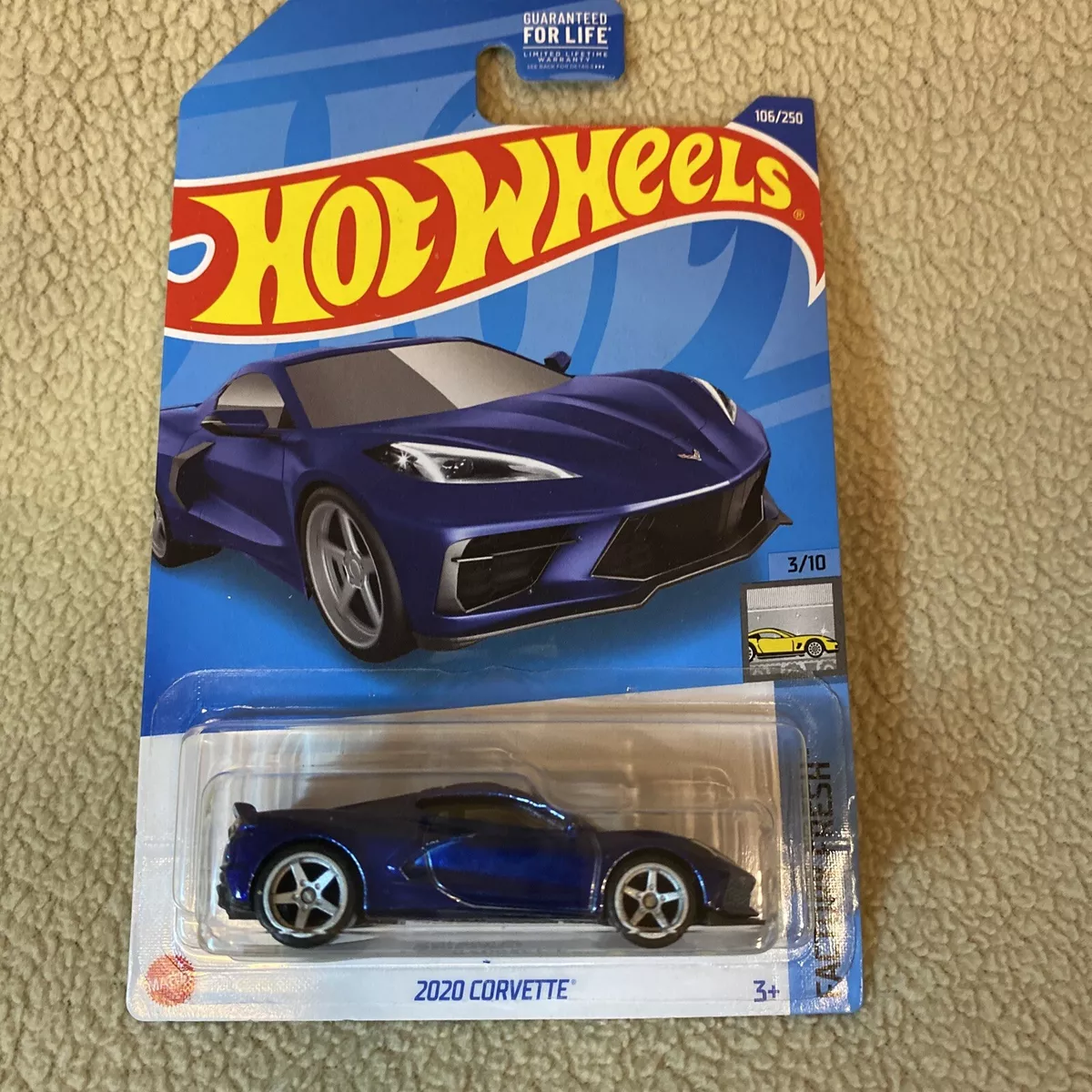 Hot Wheels Night Burner Treasure Hunt Blue HW Race (2862)