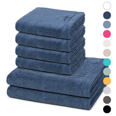 6er Set - Cawö - Lifestyle - 4 X Handtuch 2 X Duschtuch im Set - Heimtextilien