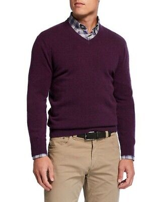JoS.A.Bank men's v neck sweater Purple Size M | eBay