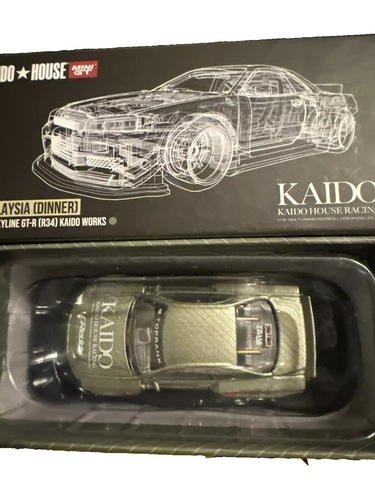 Kaido House 2023 Malaysia Dinner Nissan Skyline GTR R34 Millennium Jade KHMG059 - Picture 2 of 3