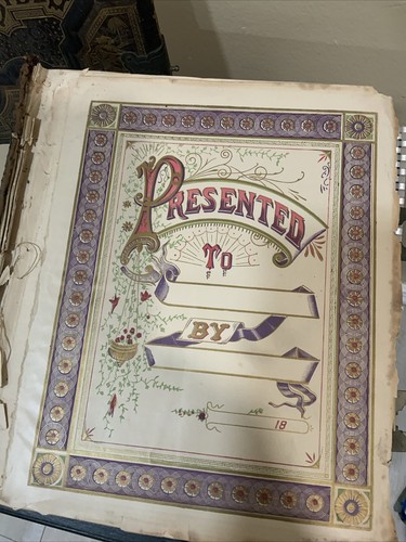 Antique Pictorial Family Bible 1886 Parallel Pronouncing Edition Clasps - Imagen 6 de 16