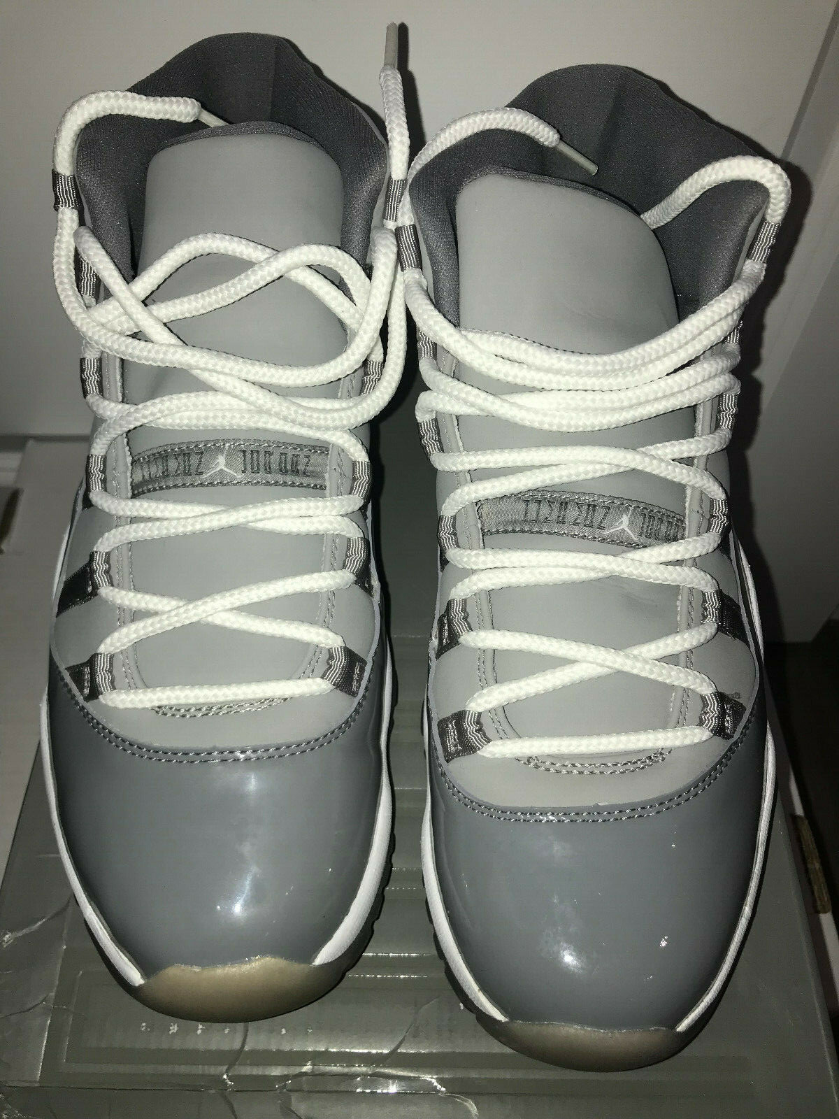 Air Air Air Jordan XI 11 Cool Grey 378037-001 Size 9.5 e06978 Air Air Air Jordan XI 11 Cool Grey 378037-001 Size 9.5 e06978