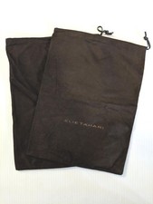 Authentic Elie Tahari Brown Drawstring Dust Cover Bag for Shoes 14