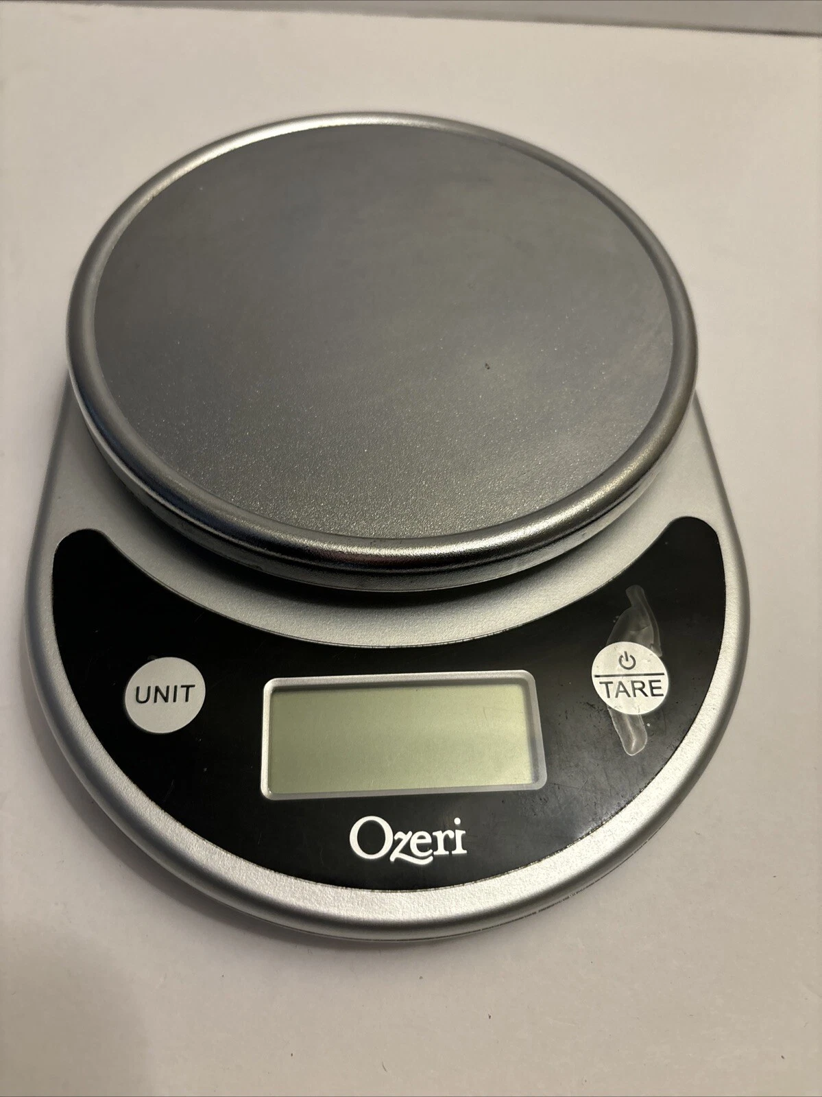 Ozeri Digital Kitchen Scale ZK14-S Chrome/Black Accurate Food Weight Scale -