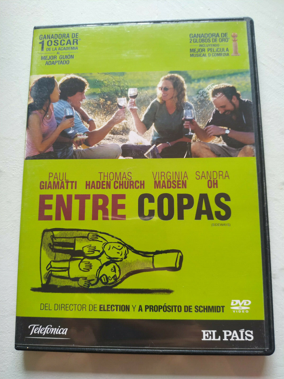Entre Copas Paul Giamatti Virginia Madsen - DVD Español Inglés Región 2