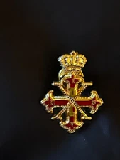 Past Sovereign Master  Prince Mason Red Cross Constantine Tac Pin NEW!