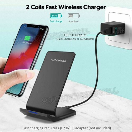 30W Wireless Charger Fast Charging Stand Dock For iPhone 11/12 13 14 Pro Max AU - Picture 7 of 10