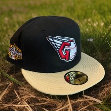 Cleveland Guardians 2022 All Star Patch New Era 59FIFTY 2-Tone Hat Cap Size 8