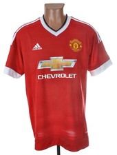 MANCHESTER UNITED 2015/2016 HOME FOOTBALL SHIRT JERSEY ADIDAS SIZE L