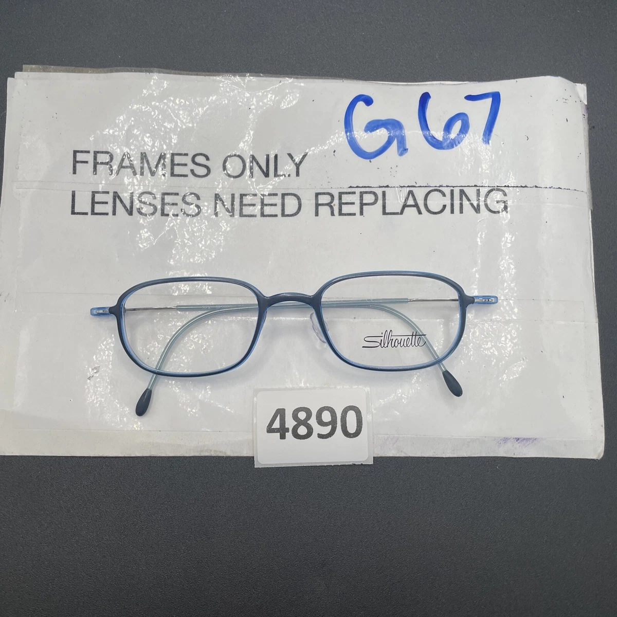 Half Frame Oval Eyeglass Frames for sale | eBay display picture 3