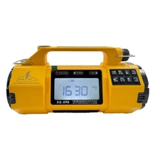 Emergency Radio 5000mah AM FM SW WB NOAA Solar Hand Crank Radios LED Flashlight