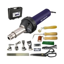 Kit torche à air chaud 110V Swiss WELDY 1600W pistolet chauffant PVC TPO membranes soudage