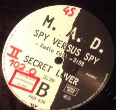 M.A.D. - Spy Versus Spy 12'' Single Promo Vinyl Schallplatte 4