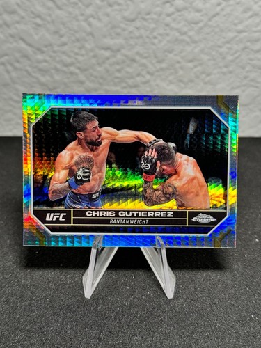 Réfracteur à prisme base UFC chromé 2024 Topps 1 - 200 - COMPLÉTEZ VOTRE SET - PYC - Photo 52/237