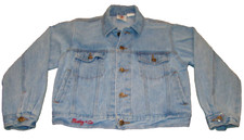 VTG Disney Kids Medium Mickey's Crew Since 1928 Donald Goofy Pluto Jean Jacket