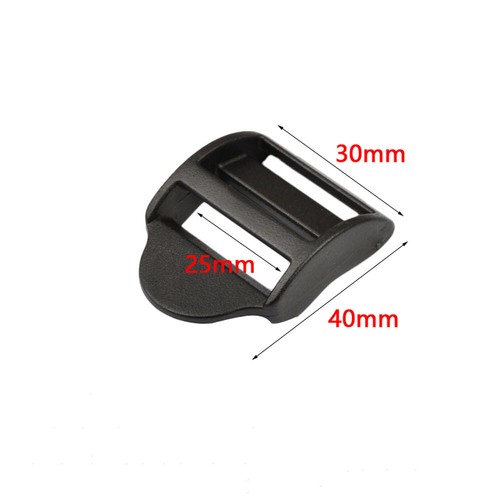 Black Plastic Ladderlock Rucksack Type Slide Buckle for Webbing 20,25,32,38,50mm - Picture 10 of 13