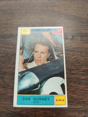 1969-70 Panini Campioni dello Sport #121 Dan Gurney. PLS READ.