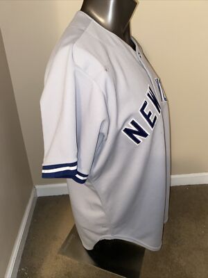 Vintage New York Yankees Baseball equipo a rayas tshirt.. Gran Logo