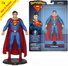 SUPERMAN BendyFigs DC Comic SUPERMAN Bendy Figure Authentic BRAND NEW