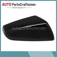 Right Side Mirror Cover Cap Gloss Black For Chevy Equinox GMC Terrain 2018-2023