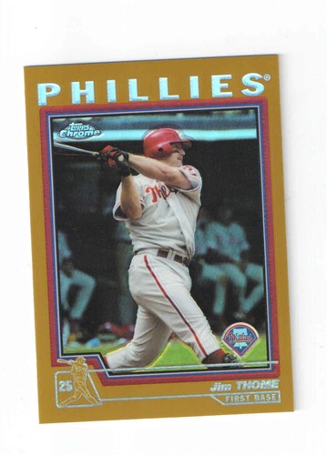 Topps 2004 cromo refractor dorado - termina tu conjunto - Imagen 2 de 251