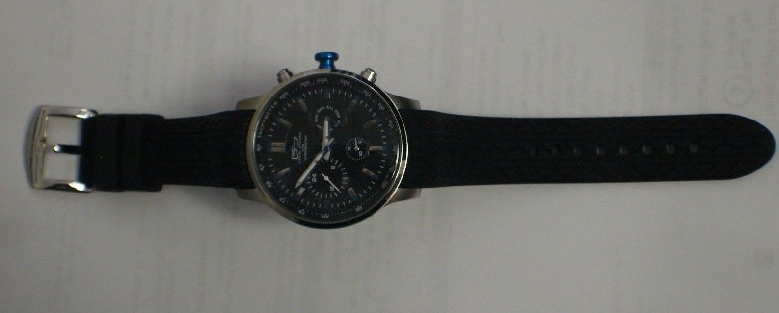 Daniel Steiger Watch Tachymeter Japan Movement 7501BL-M 1872