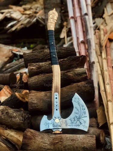 God of War Functiona Leviathanaxt Kratos Axe Fully Upgrade Axe, Replica - Bild 6 von 6