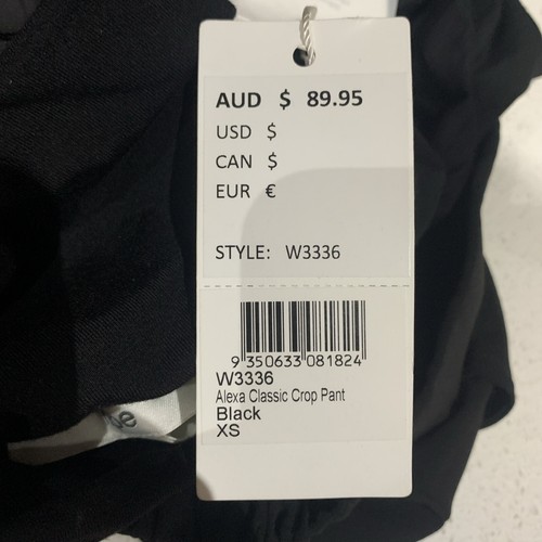 NEW Bnwt Ripe Alexa Classic Crop Maternity Dress Pants Black Size Xs $89.95 - Picture 5 of 6