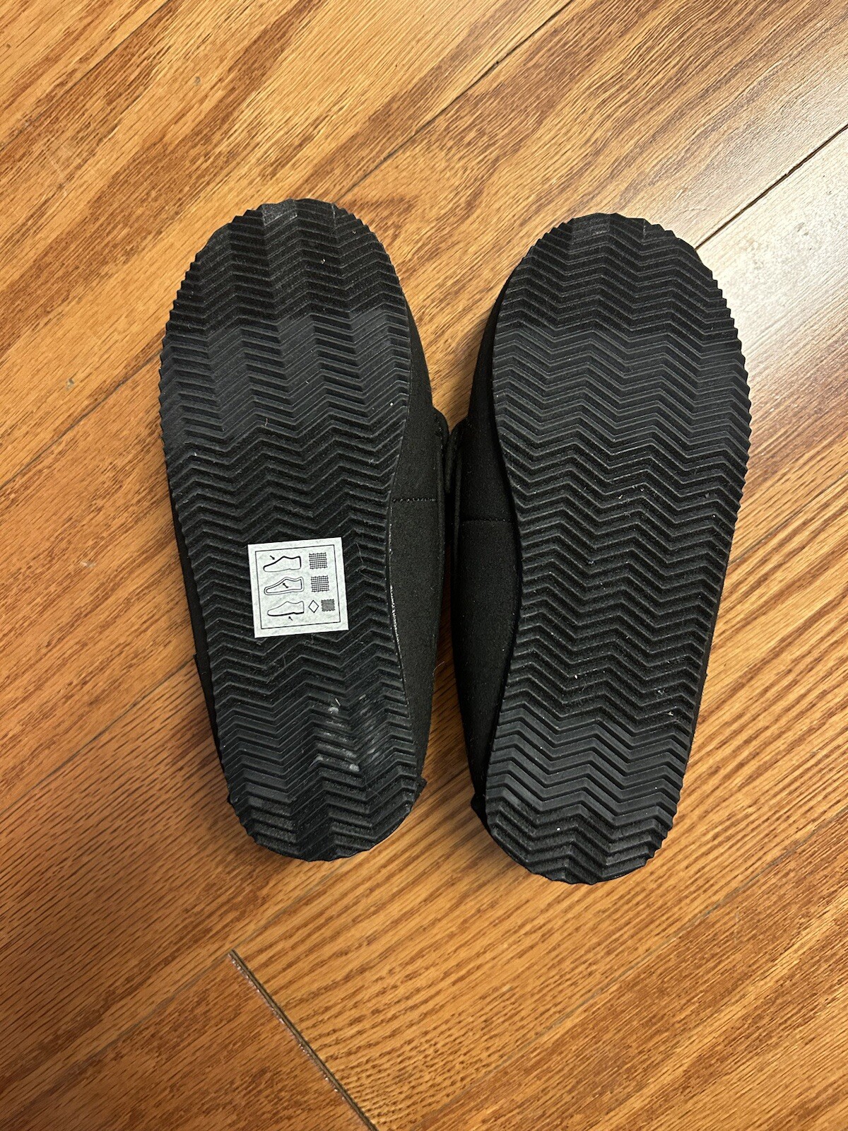 SAOLA POLO Ralph Lauren Little Kids taglia 11 nero orsacchiotto pantofole suola gomma