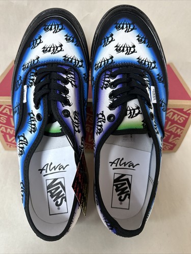 Tony Alva X VANS Authentic 44 D x Alva Skates Low Airbrushed Size 11 - Picture 2 of 4