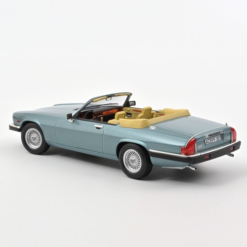 Norev Jaguar XJ-S 5.3 H.E. Cabrio 1988 hellblau Metall 1/18 182635 0123 27 - Bild 3 von 6