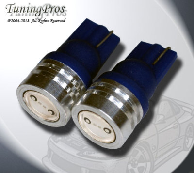 (1 Pair) Set of 2 pcs Map Light T10 High Power Blue LED Light Bulb 168 PC175