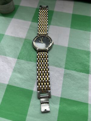 Women's Seiko 2 Tone Bracelet V701-1771 Quartz Watch 6.5” | eBay