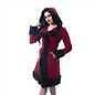 Poizen Industries Dark Mase Coat Ladies Red