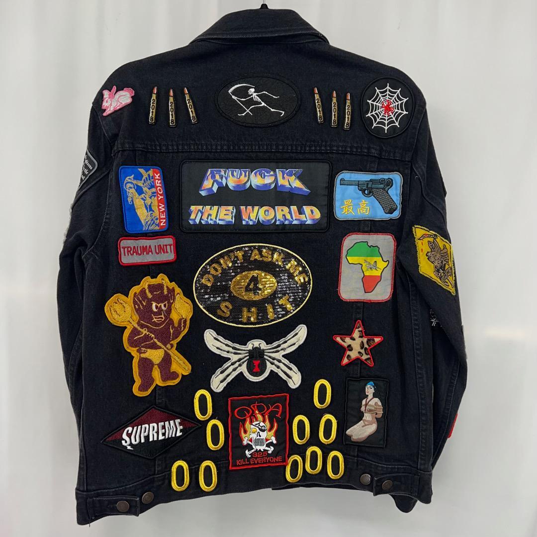 Supreme 18Ss Patches Denim Trucker Jacket G Jean Size S Supreme 18Ss Patches Denim Trucker Jacket G Jean Size S