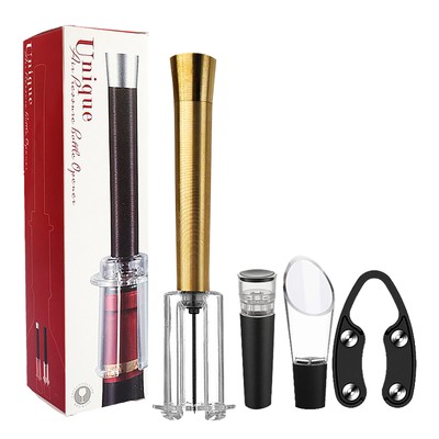 Air Pressure Wine Opening Set Steel Pin Easy Cork Remover Corkscrew Opener Gifts