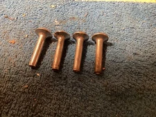 Volvo 164 Original Set Silver Door Lock Studs Knobs Pins