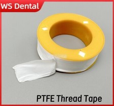 PTFE Teflon Thread Seal Tape Roll Plumber Pipe Fitting Dental Medical Tape White