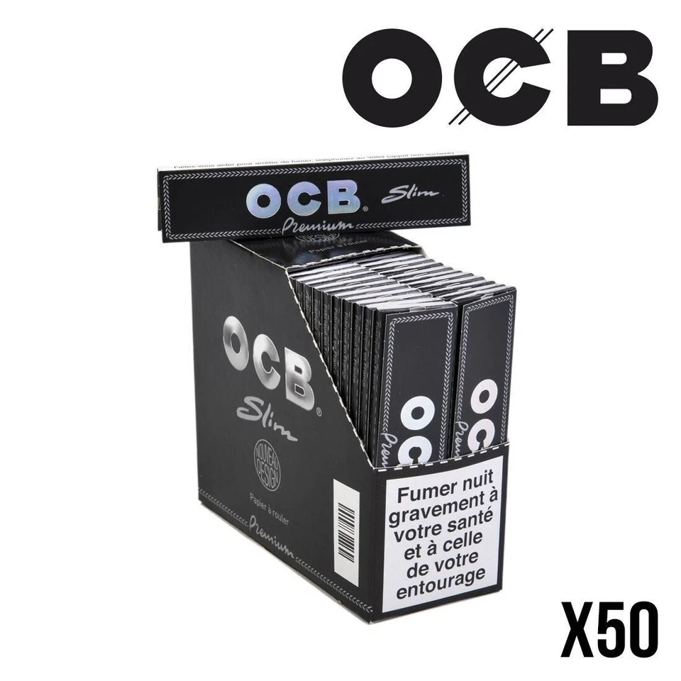 Feuilles OCB SLIM x50 Carnets