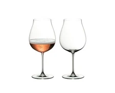 RIEDEL Veritas New World Pinot Noir, Nebbiolo & Rosé Champagne Glass, Set of 2