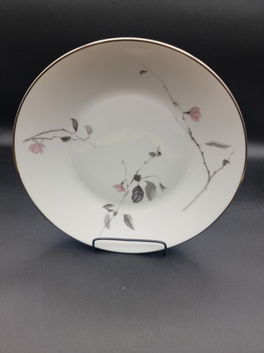 Rosenthal 8-3/4"  Large Coupe Soup Bowl Continental Japanese Quince Platinum - Picture 1 of 3