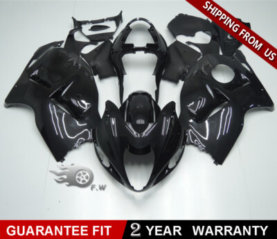 New ABS Gloss Black FAIRING KIT For SUZUKI Hayabusa GSXR1300R 1999-2007 01 02 03