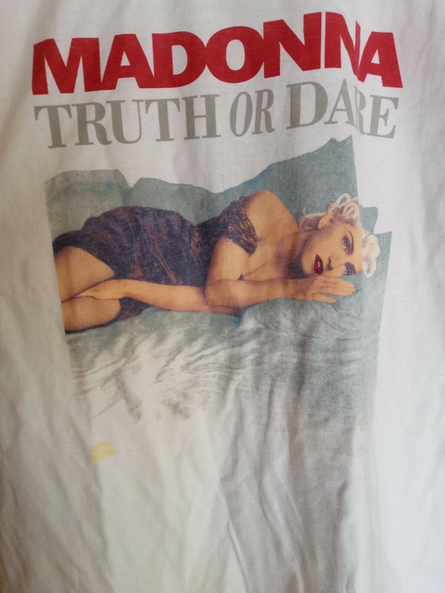 Madonna Truth or Dare Tシャツ MADONNA 1991 Truth or Dare vintage licensed promotional t