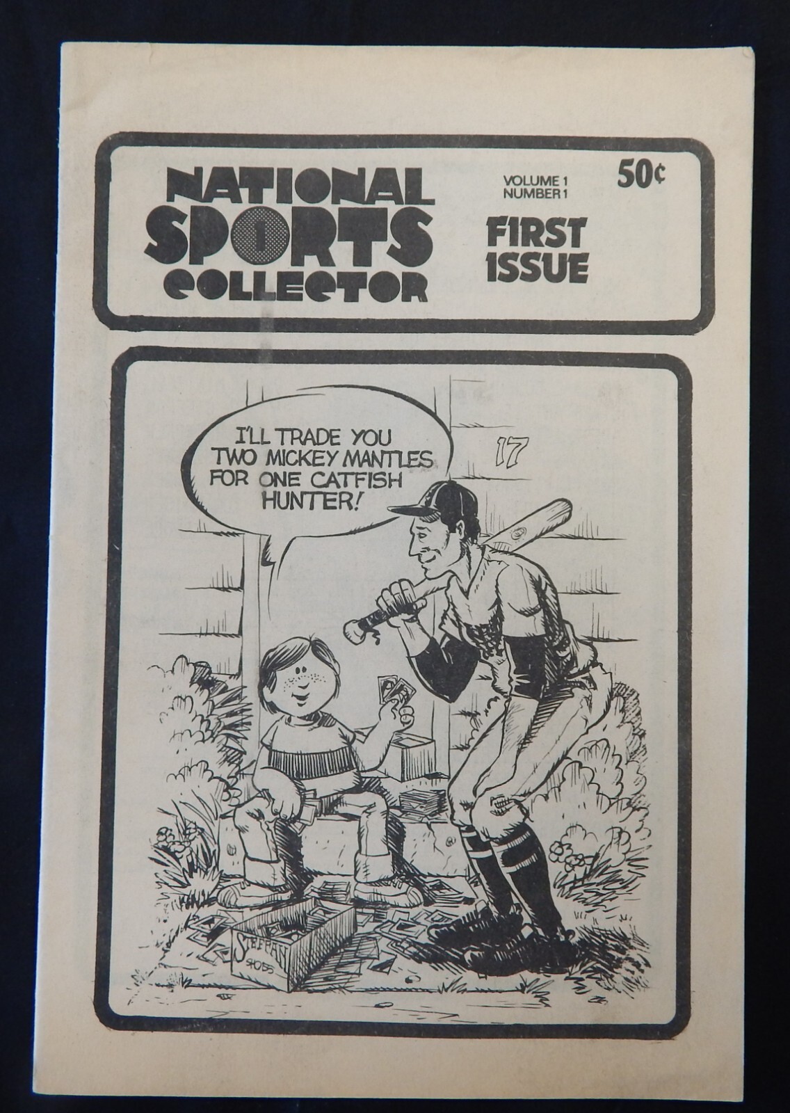 National Sports Collector 1976 Frist Issue Magazine Sports