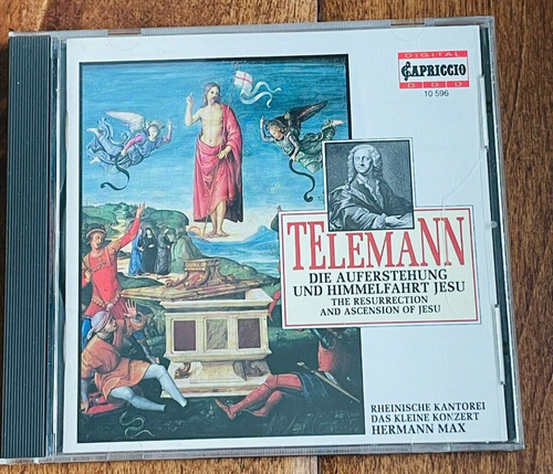 Telemann Die Auferstehung und Himmelfahrt Jesu (CD, Capriccio, 1995) WIE NEU
