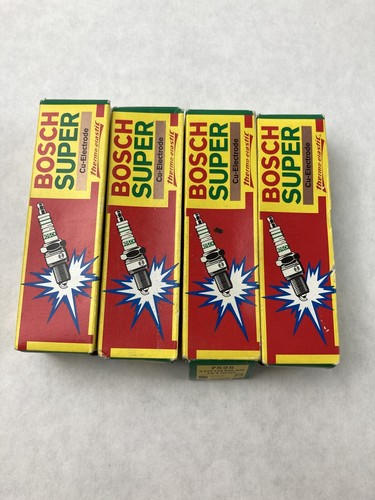 Lot of 4 Bosch 7525 FR 8 HCOX Super Spark Plugs 1.1mm - Picture 2 of 3